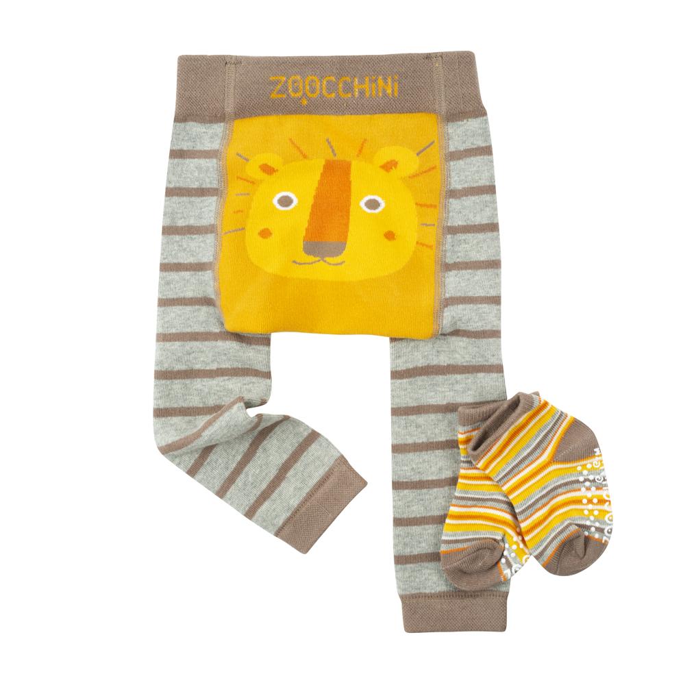 Zoocchini Legging & Sock Set - Leo the Lion