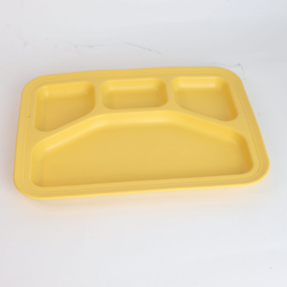 Green Eats Divided Tray - Yellow