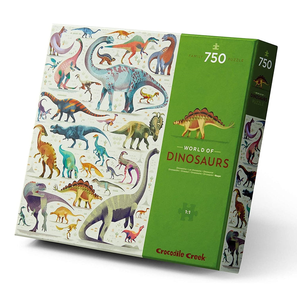 Crocodile Creek Puzzles World of Dinosaurs 750pc 76200