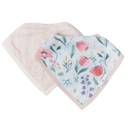 Loulou Lollipop Bandana Bib Set - Bluebell