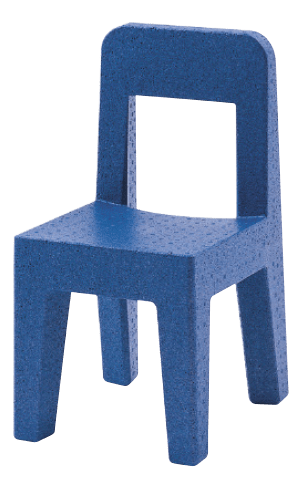 MAGIS DESIGN POP CHAIR BLUE 1606C (MARKHAM INSTORE PICK-UP ONLY)
