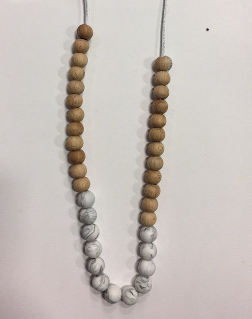 Mom Necklace "The Favorit" By Pois Et Mois - Marble