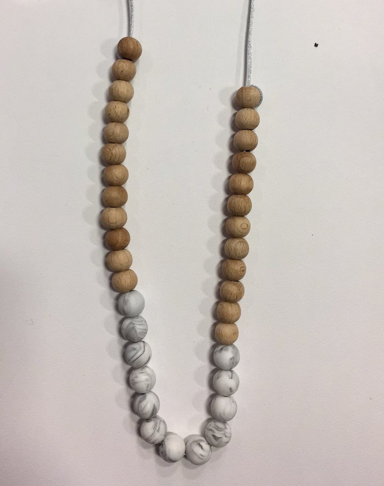 Mom Necklace "The Favorit" By Pois Et Mois - Marble