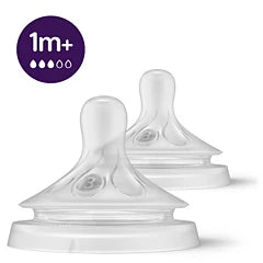Avent Natural Response Nipple Flow 3 - 1M+ 2 pack