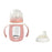 Beaba 2-in-1 Glass Training Bottle - Rose/Pink