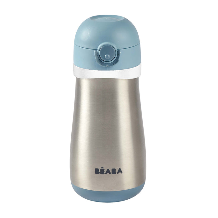 Beaba Stainless Steel Bottle - Rain/Blue