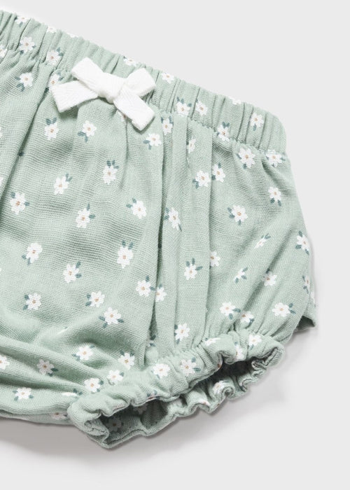 Mayoral Sustainable Cotton Shorts Set - Aqua