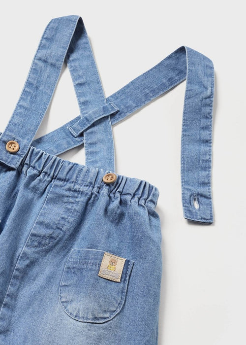 Mayoral Sustainable Cotton Denim Pants Set
