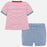 Mayoral T-shirt with Pocket and Shorts Set Cuore 1260