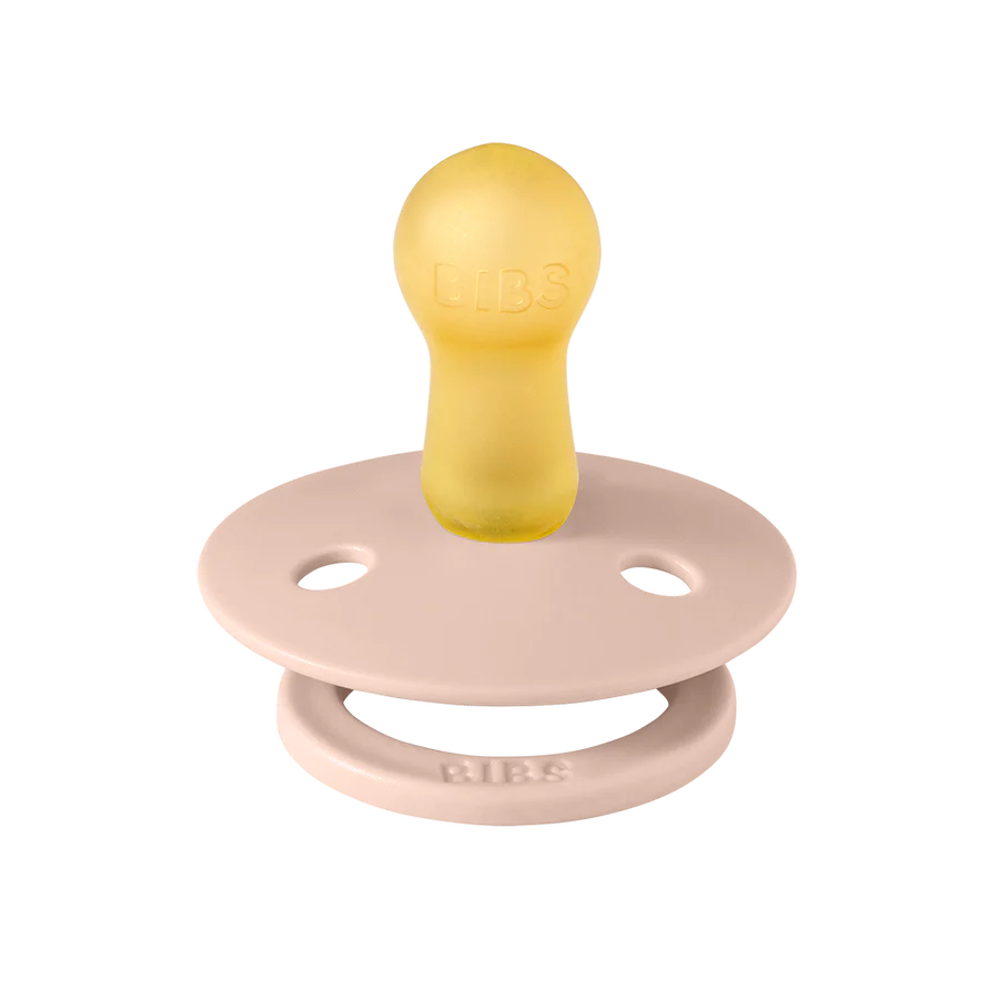 BIBS Round Pacifier Blush Night 0-6m