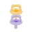 Itzy Ritzy Sweetie Soother Parcifer 2pk - Daffodil & Purple