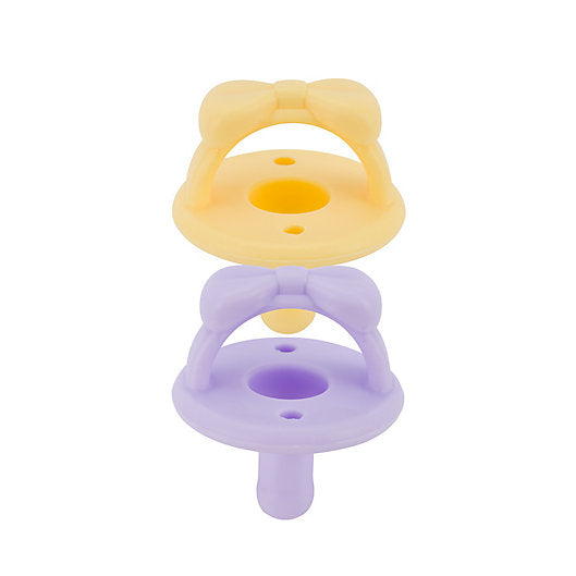 Itzy Ritzy Sweetie Soother Parcifer 2pk - Daffodil & Purple