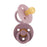 Itzy Ritzy Soother Natural Rubber Pacifier 2pk - Lilac & Orchid