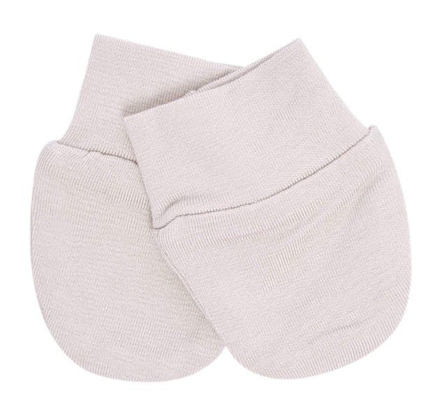 Kyte Baby Scratch Mittens - Oat