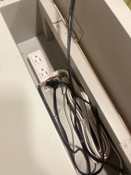 Smartstuff Night Stand With Built-in Power Cord - Grey (Markham Floormodel/IN STORE PICK-UP ONLY)