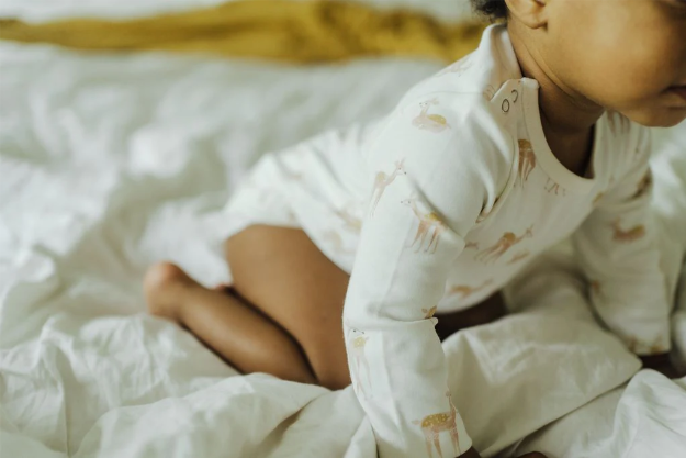 Pehr Shoulder Snap One-Piece Long Sleeve Bodysuit - Deer