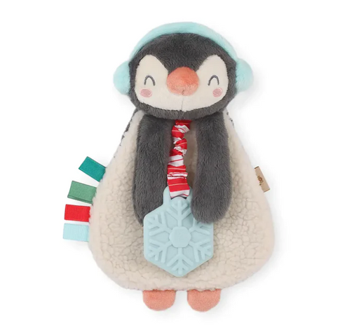 Itzy Ritzy Lovey Holiday Penguin Plush + Teether