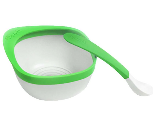 Zoli Mash Bowl and Spoon Kit - Green