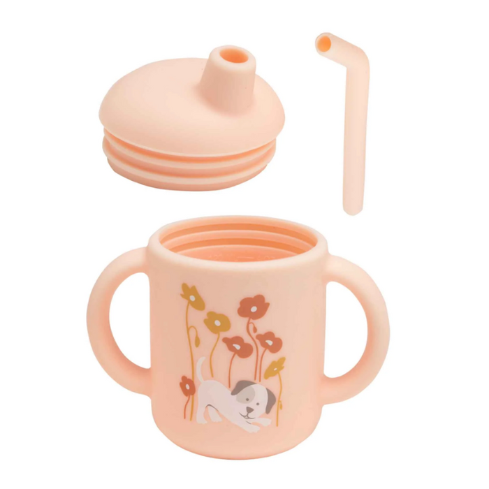 Sugarb Fresh & Messy Sippy Cup - Puppies&Poppies