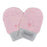 Juddlies Organic Raglan Scratch Mitts Dogwood Pink 0-3M