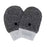 Juddlies Organic Raglan Scratch Mitts Graphite Black 0-3M