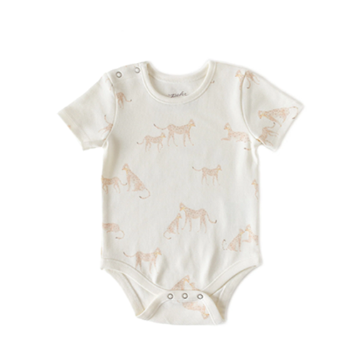 Pehr Short Sleeve One Piece Cheetah
