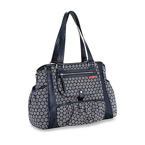 Skip Hop Studio Tote/Diaper Bag Indigo Dot