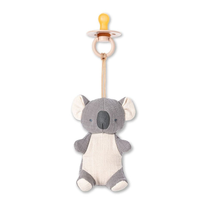 Itzy Ritzy Bitzy Pal Natural Rubber Pacifier & Stuffed Animal - Koala