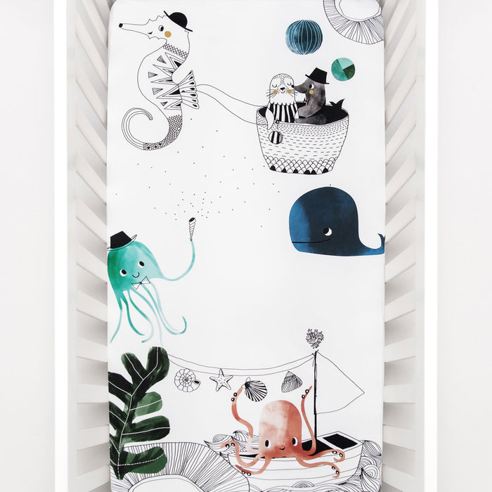 Rookie Humans Crib Sheet Underwater Love