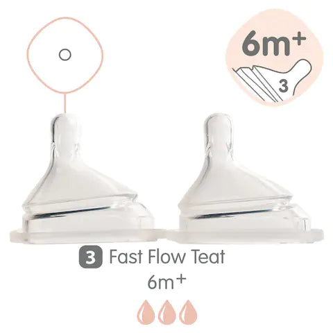 Hegen Teat Pack of 2 Fast Flow