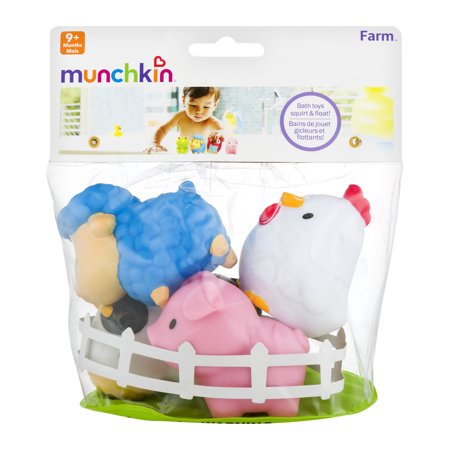 Munchkin Squirtin Barnyard Friends 4pk 43882
