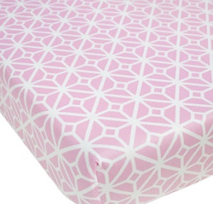 CoCalo Mix & Match Fitted Sheet - Audrey Lattice
