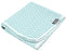 Kushies Receiving Blanket - Turquoise Octagon