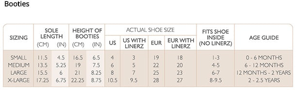 Stonz Booties - Daisy Brown S