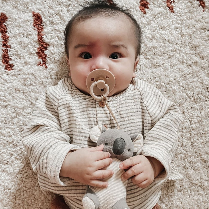 Itzy Ritzy Bitzy Pal Natural Rubber Pacifier & Stuffed Animal - Koala