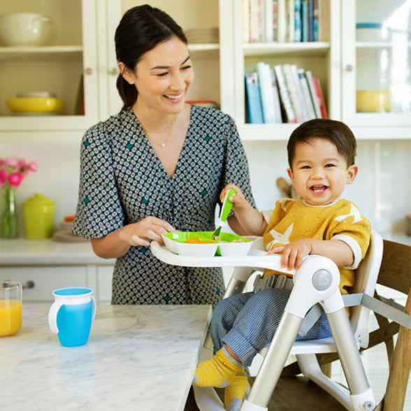 Munchkin Raise™ Toddler Fork & Spoon Set - Green (27148)
