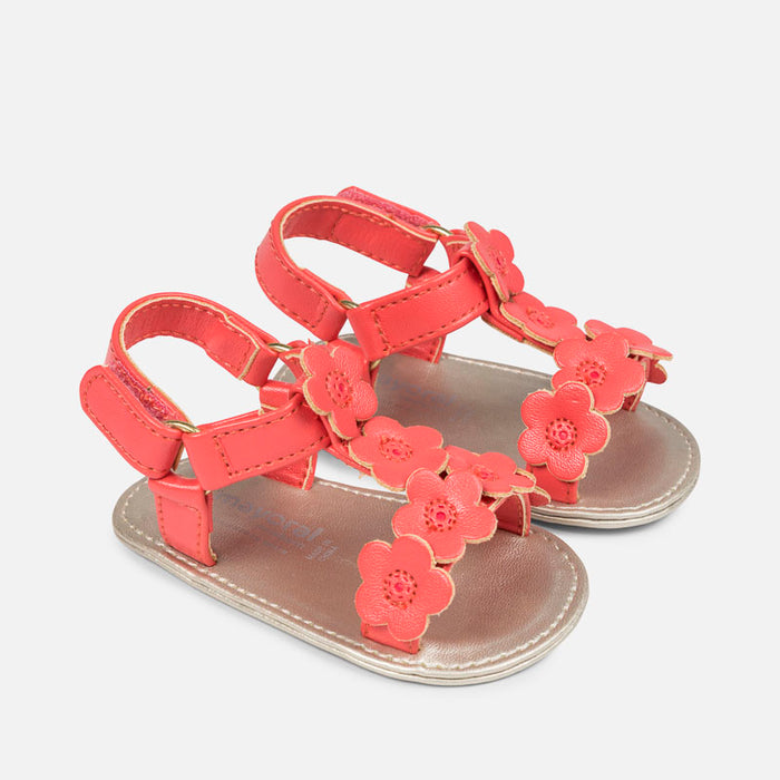 Mayoral Leatherette Sandals Coral