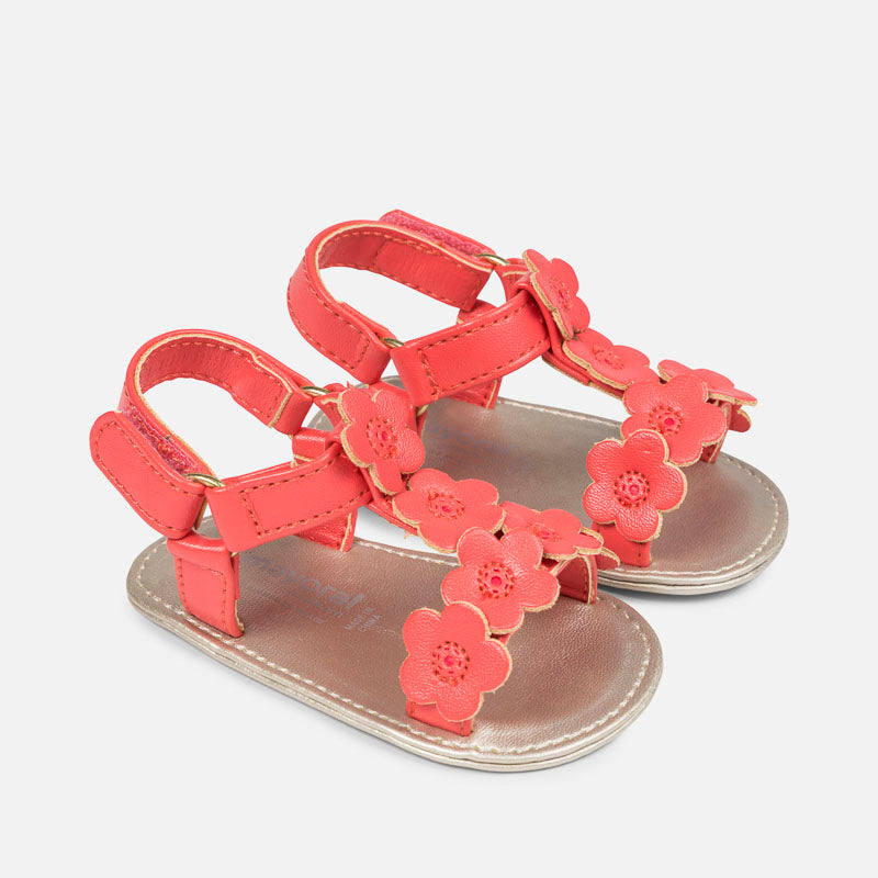 Mayoral Baby Sandals Coral 9813