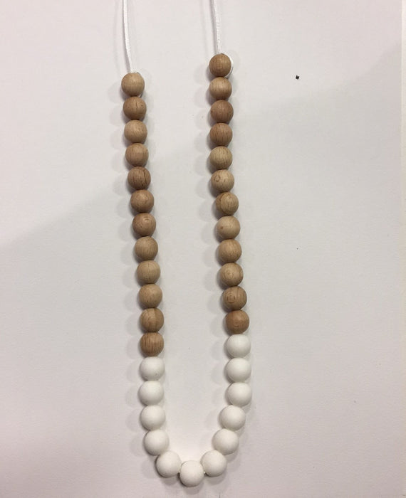 Mom Necklace "The Favorit" By Pois Et Mois - White