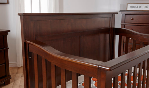 Pali Napoli Forever Flat Top Crib + Torino Double Dresser - Mocacchino (MARKHAM INSTORE PICK-UP ONLY)