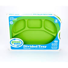Green Eats Divided Tray - green