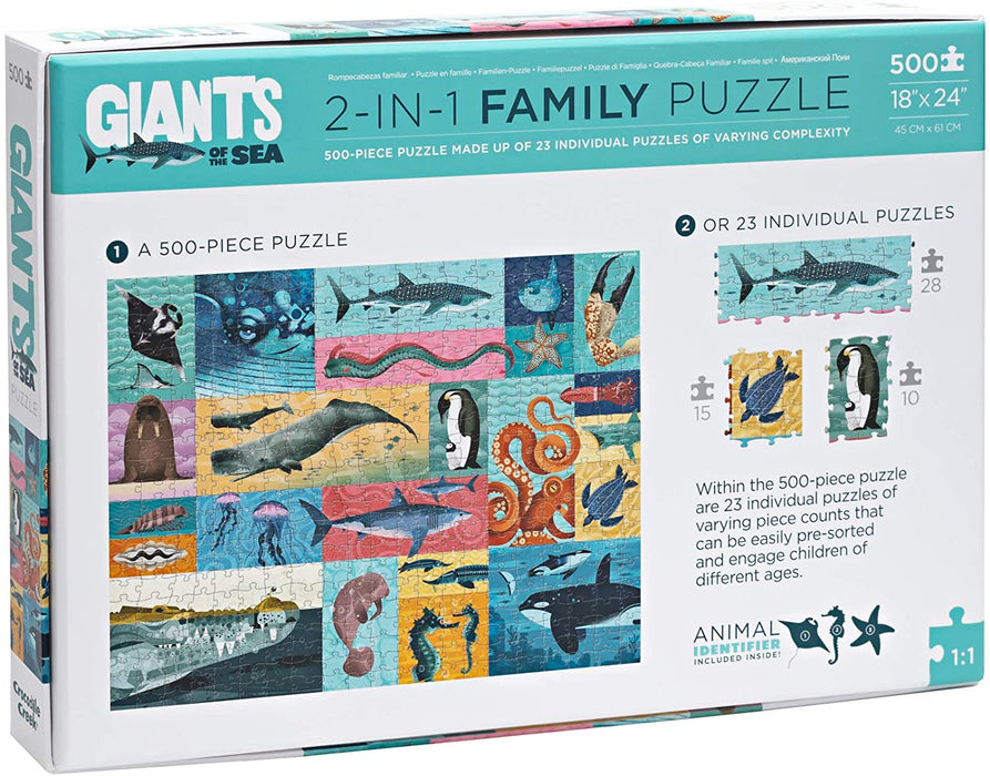 Crocodile Creek Giants of the Sea Puzzle 500pcs 28862