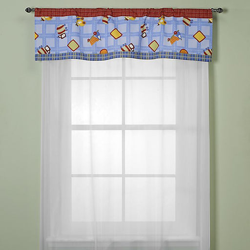 Coco & Company Window Valance - Road Work