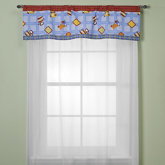 Coco & Company Window Valance - Road Work