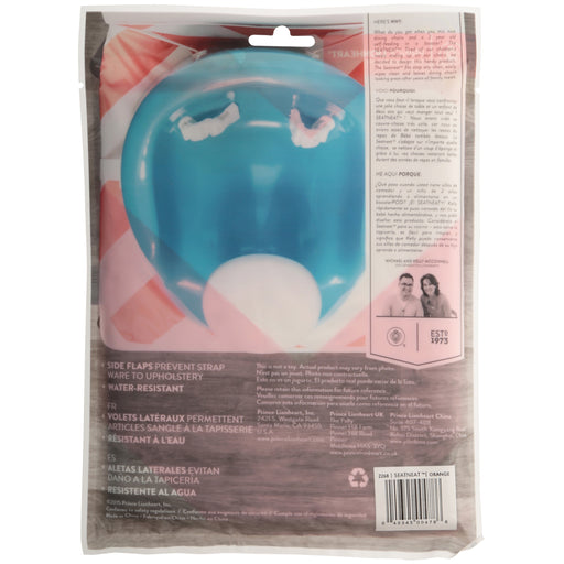 Prince LionHeart Seatneat Chair Protector - White/Orange