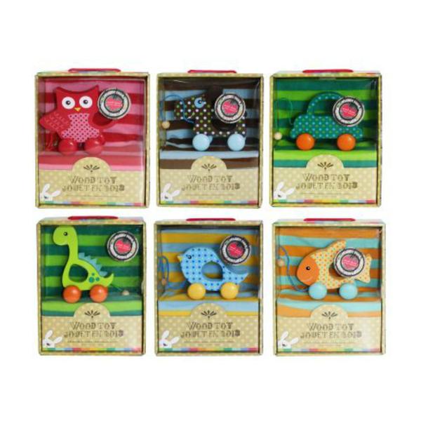 Honey Bunny Wood Toy With Fleece Blanket - Owl