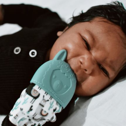 Itzy Ritzy Silicone Teething Mitt - Llama