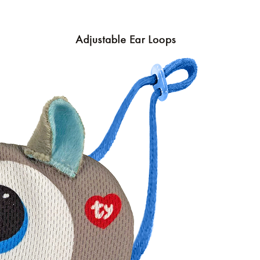 TY Beanie Bee Mask - Slush Grey Husky