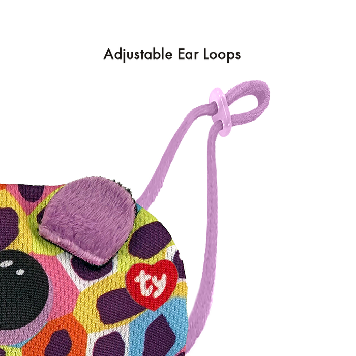 TY Beanie Bee Mask - Giselle Spotted Leopard
