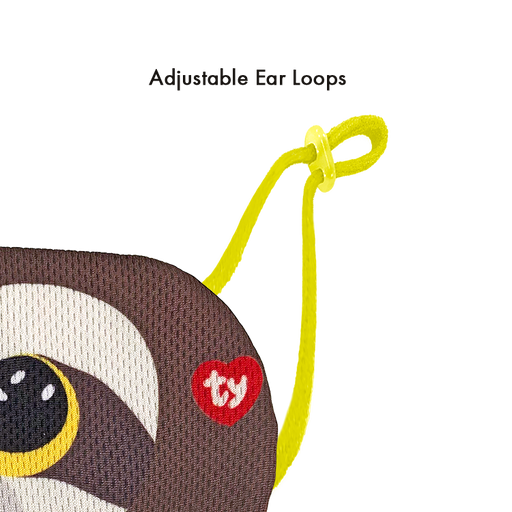 TY Beanie Bee Mask - Dangler Brown Sloth